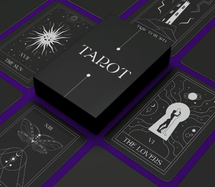 Deck of tarot cards